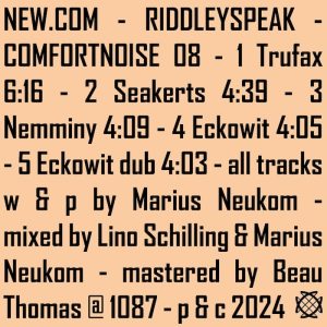 new-dot-com - Riddleyspeak - Comfortnoise